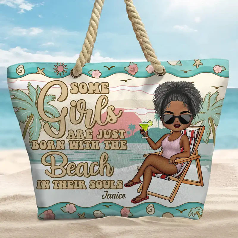 Cartoon Beach Leisure Shoulder Bag Printed - Beautinas