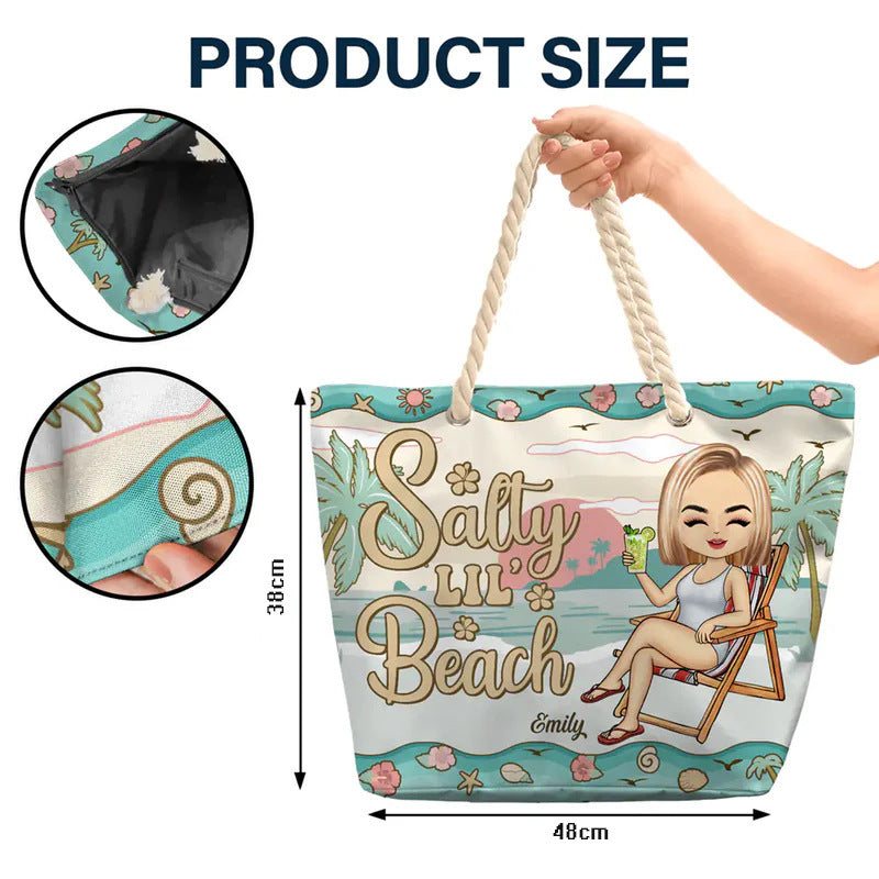 Cartoon Beach Leisure Shoulder Bag Printed - Beautinas