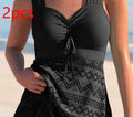 Korean Version Of Solid Color Lace One-piece Swimsuit - Beautinas
